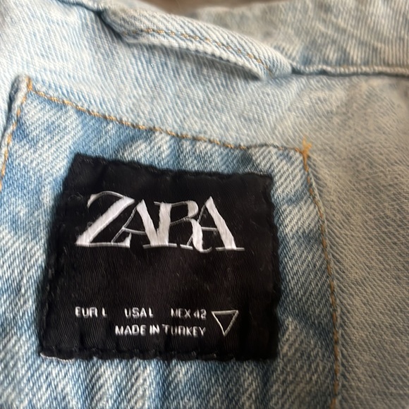 Super cool Zara Jean jacket NWT - Picture 11 of 12